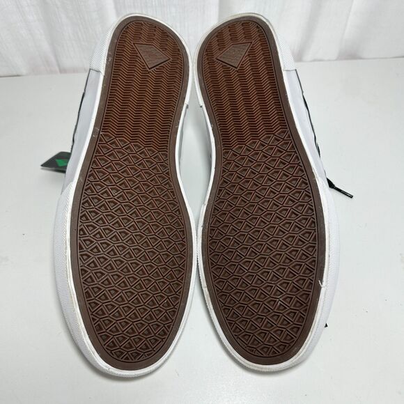 Emerica Tilt G6 Vulc Skateboard Shoes Black/White/Gold New In Box 10.5 10 1/2